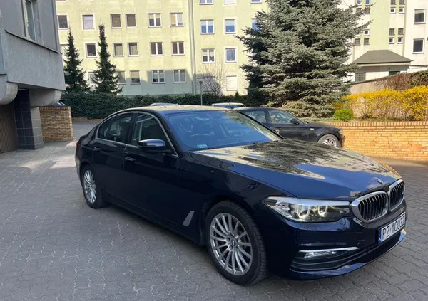 pomorskie BMW Seria 5 cena 120000 przebieg: 74000, rok produkcji 2018 z Poznań